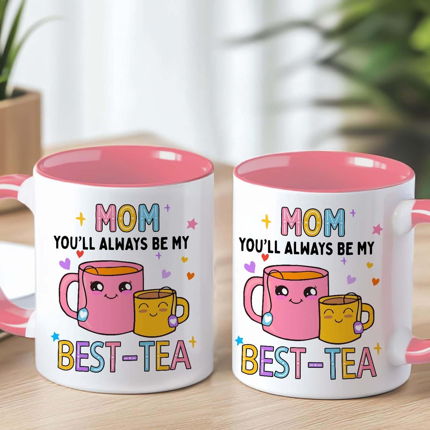Mom Best Tea Coffee Mug Gift for Mom from Daughter Son Kids Husband, Birthday Mother's Day Christmas Gift