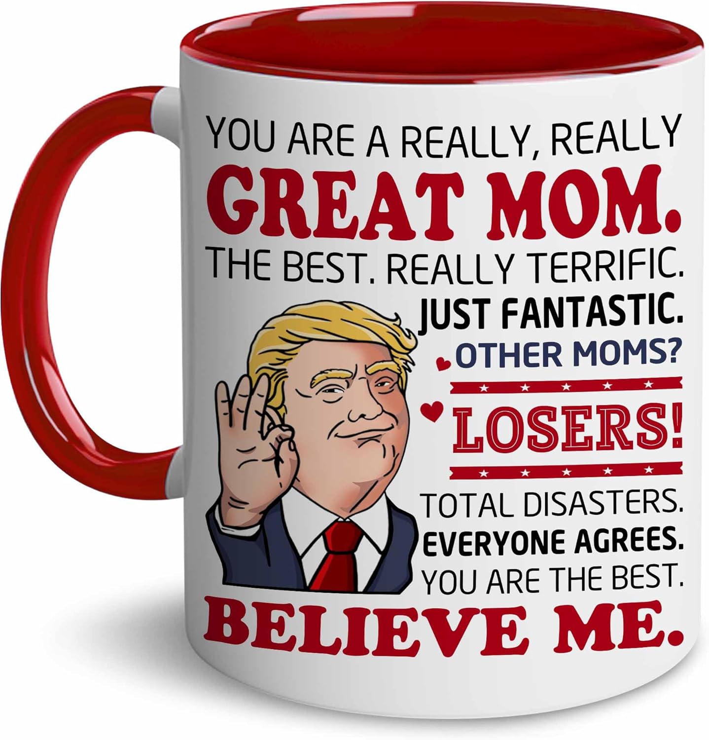 Best Mom Ever Coffee Mug for Mother Mommy Mama Appreciation Gift, Gift for Mom from Daughter Son Kids Husband, Birthday Mothers Day Christmas Gift