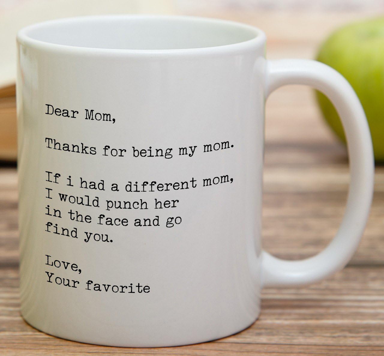 Thanks Mom If I Had A Different Mom I Would Punch Her Funny Coffee Mug, Gift for Mom from Daughter Son Kids Birthday Gift