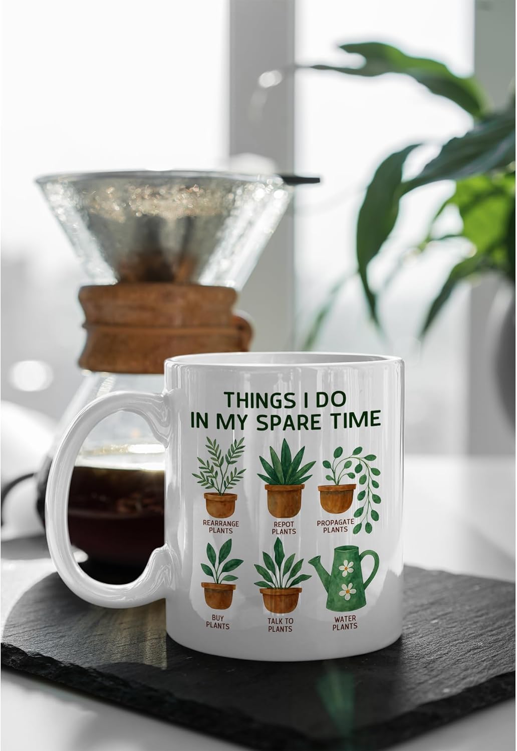 Things I Do in My Spare Time Plant Coffee Mug Funny Plant Lover Gift for Gardener