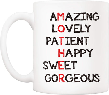Mother Definition Coffee Mug Funny Gift for Mom from Daughter Son Kids
