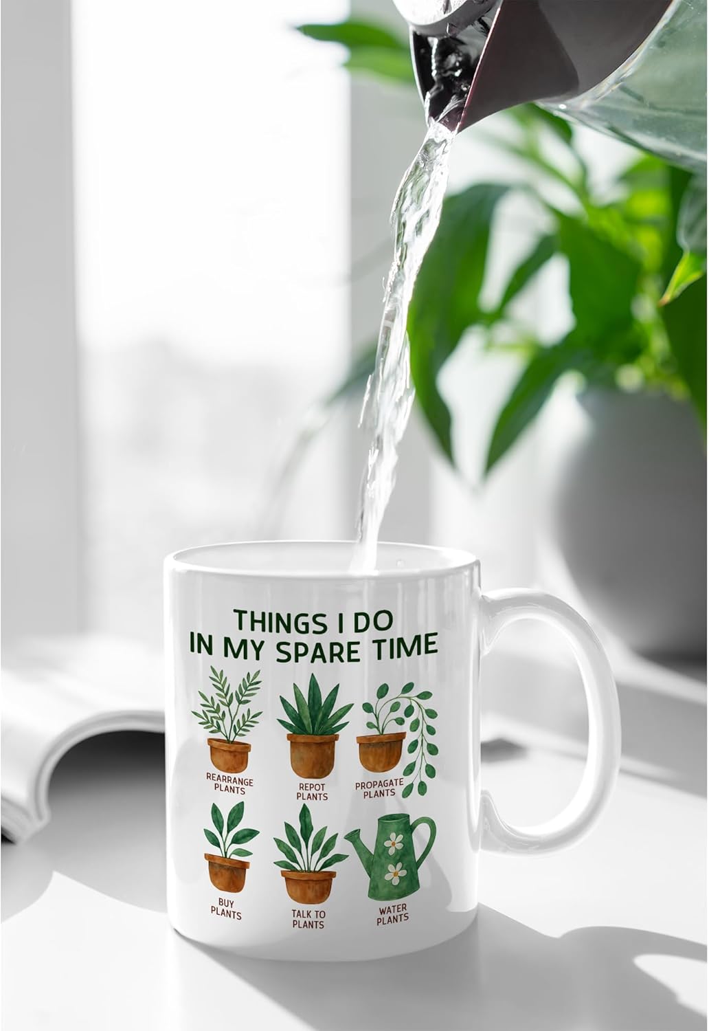 Things I Do in My Spare Time Plant Coffee Mug Funny Plant Lover Gift for Gardener