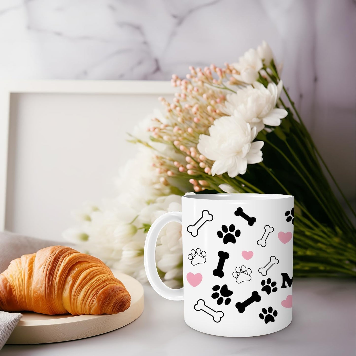 Dog Mom Coffee Mug Dog Lover Gift for Dog Mom Women Grandma, Birthday Christmas Gift