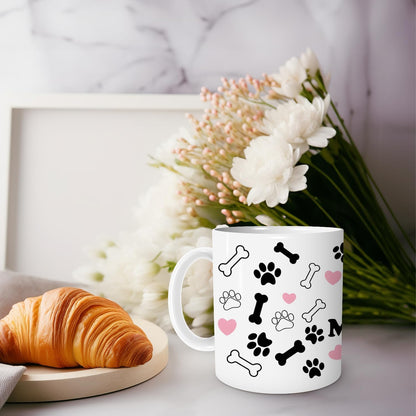 Dog Mom Coffee Mug Dog Lover Gift for Dog Mom Women Grandma, Birthday Christmas Gift
