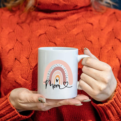 Funny Mom Coffee Mug for New Mom Mama, Gift for Mom from Daughter Son Kids Husband, Birthday Mother's Day Christmas Gift