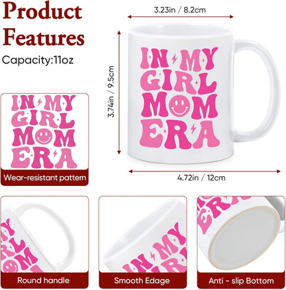 Mom of Girls Coffee Mug Gift for New Mom Pregnancy Baby Shower Mother's Day Birthday Gift