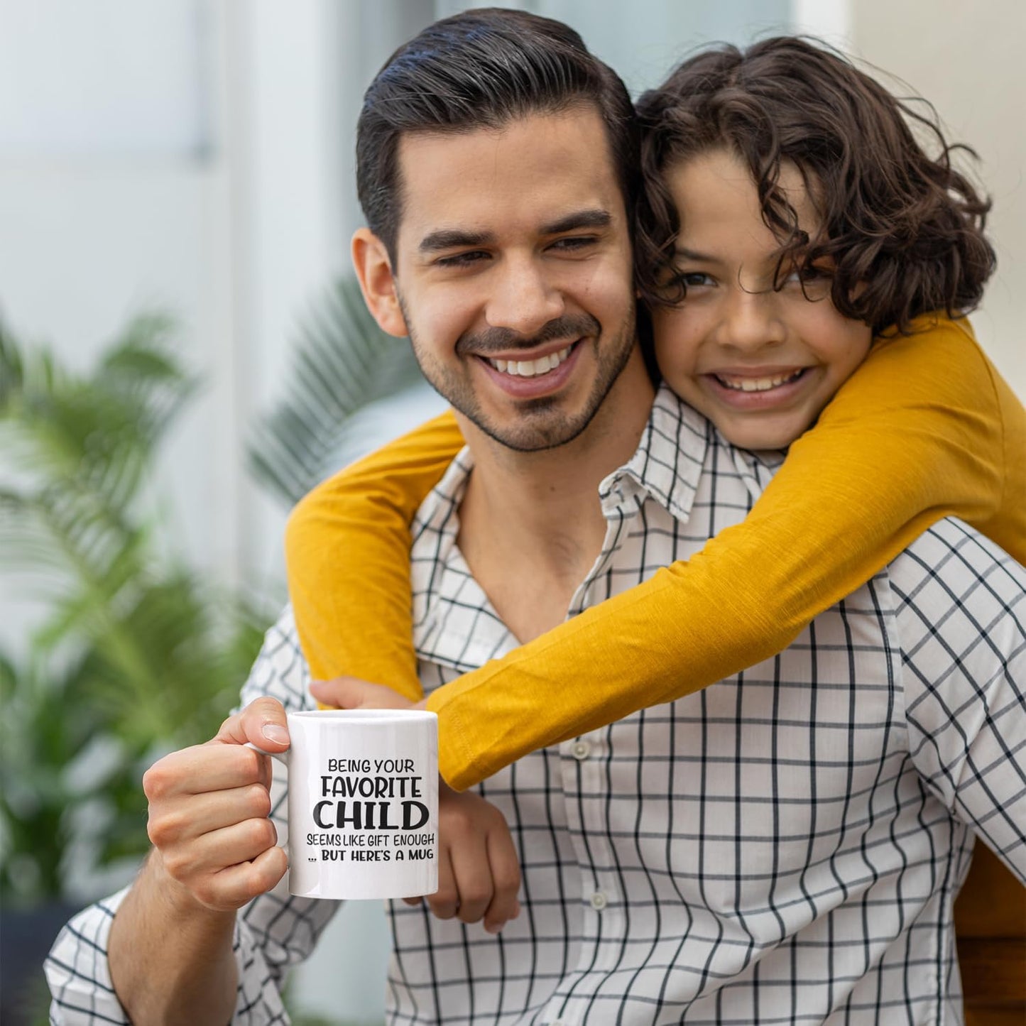 Being Your Favorite Child Seems Like Gift Enough Coffee Mug, Funny Gift for Mom Dad from Daughter Son Kids Birthday Gift