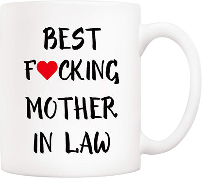Best Mother in Law Ever Coffee Mug Funny Gift from Daughter Son in Law