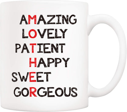 Mother Definition Coffee Mug Funny Gift for Mom from Daughter Son Kids
