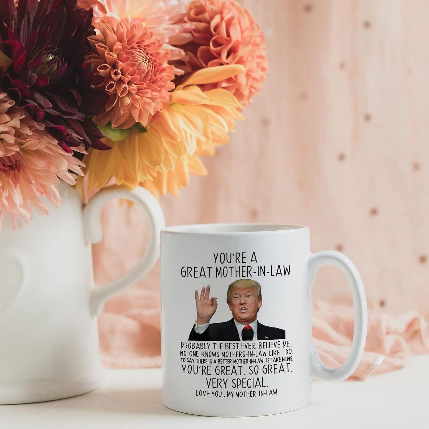 Funny Mother in Law Coffee Mug Gift for Mother in Law from Daughter Son in Law