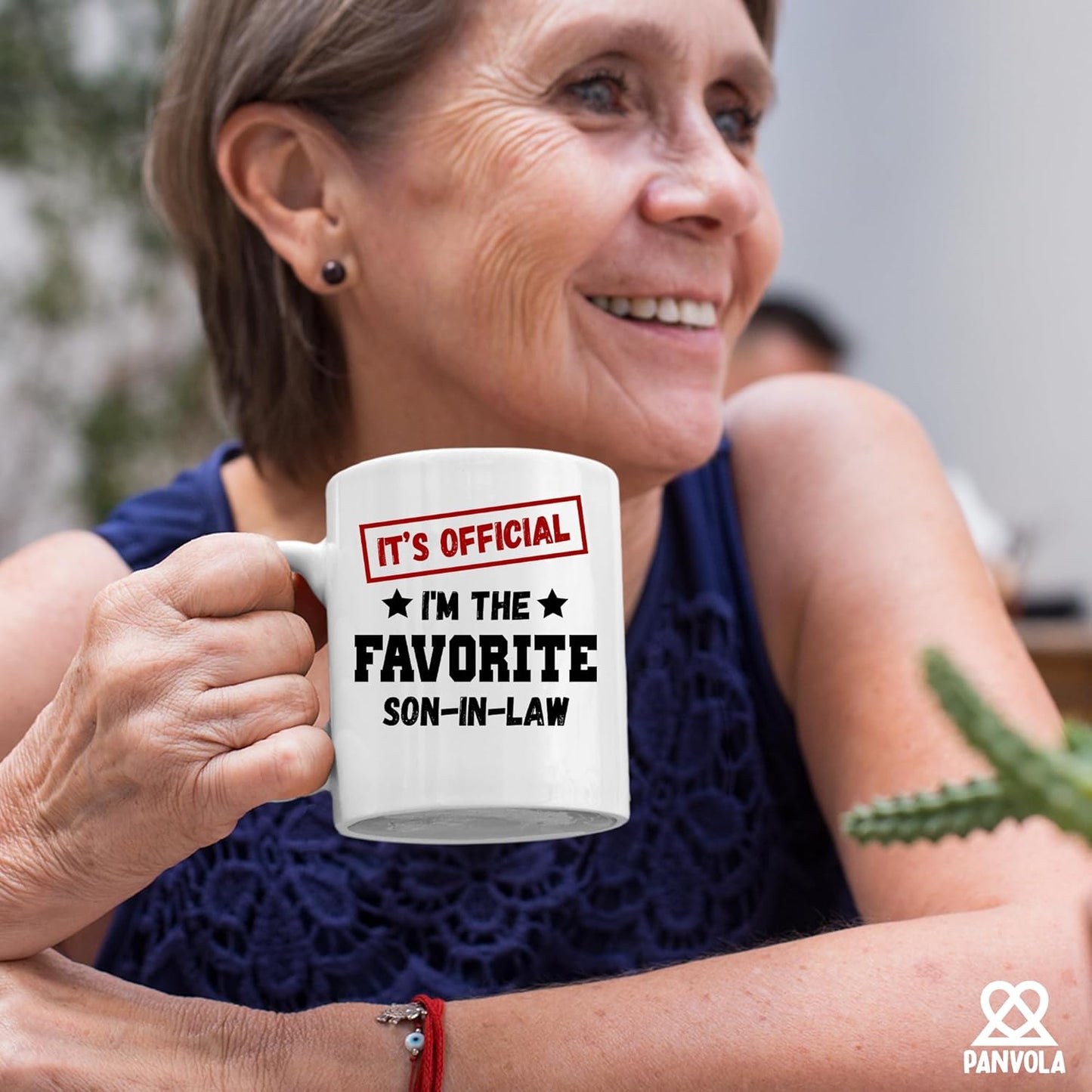 It's Official I'm The Favorite Son In Law Coffee Mug Funny Son in Law Gift from Mother in Law Father in Law, Birthday Christmas Family Gift