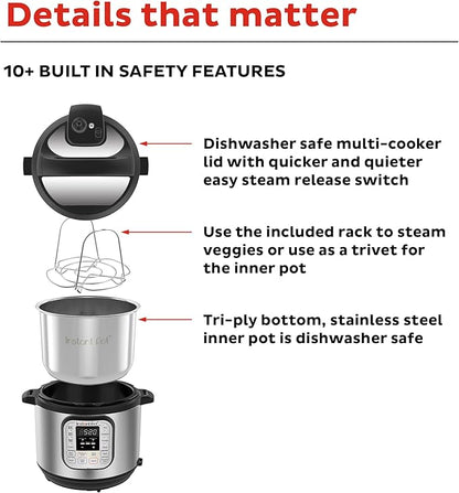 Instant Pot 7-In-1 Cooker Electric Pressure Cooker