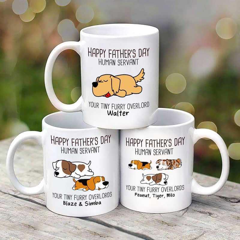 Sleeping Dogs Happy Father's Day Personalized Mug