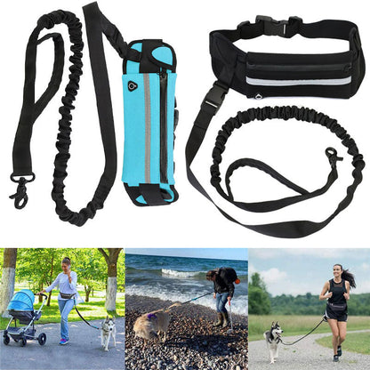 Deluxe Hands-Free Dog Leash Waist Attachment