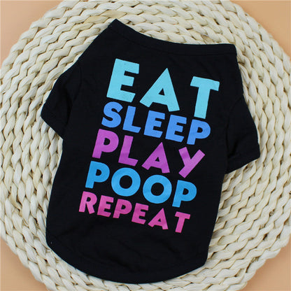 Eat-Sleep-Play Dog Shirt