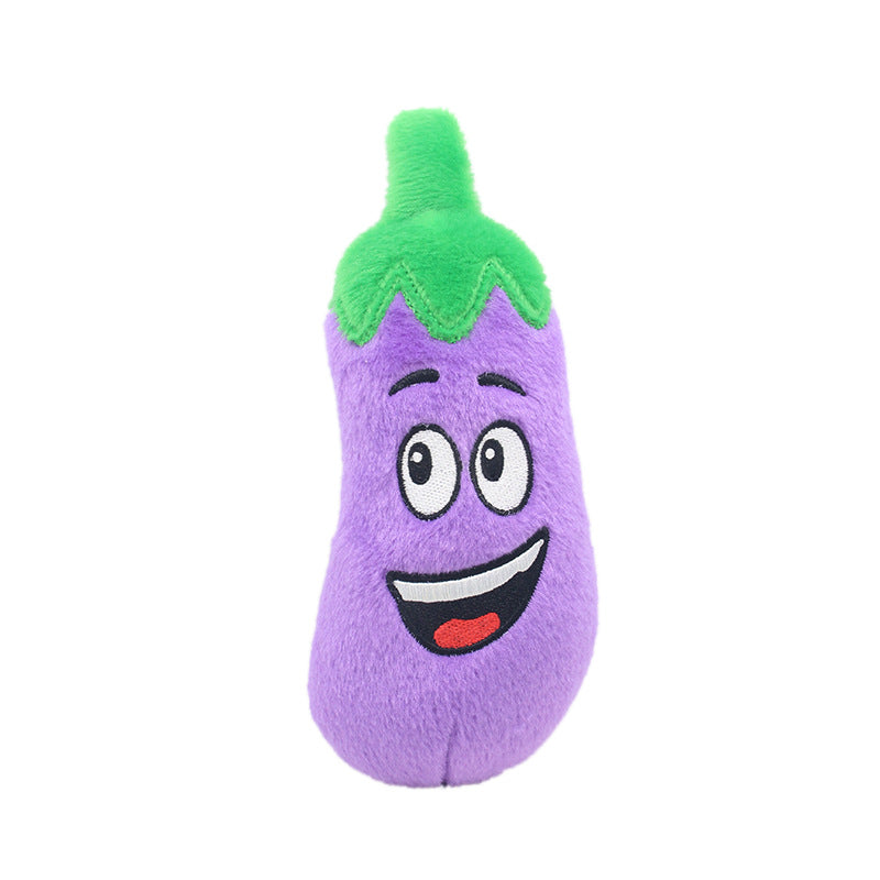 Veggie Squeaky Pet Toys