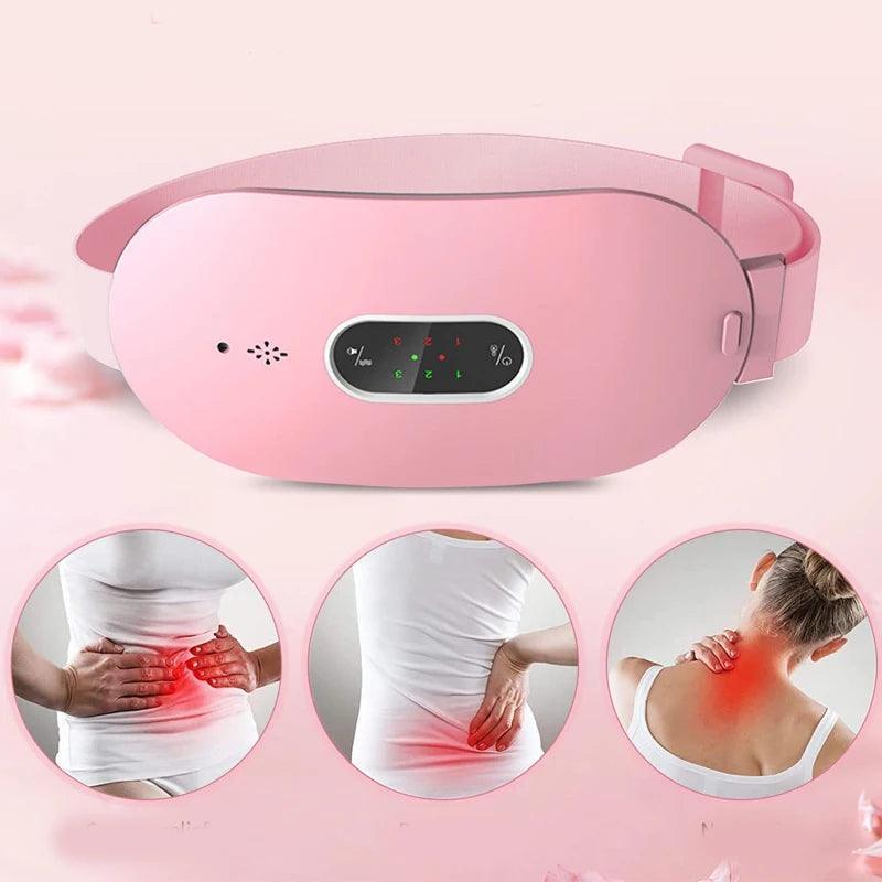 Women In Period Menstrual Heating Pad & Massage Belt