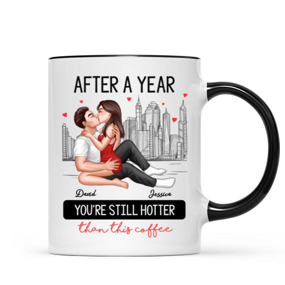 Still Hotter Than This Coffee Sexy Kissing Couple Personalized Mug