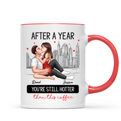 Still Hotter Than This Coffee Sexy Kissing Couple Personalized Mug