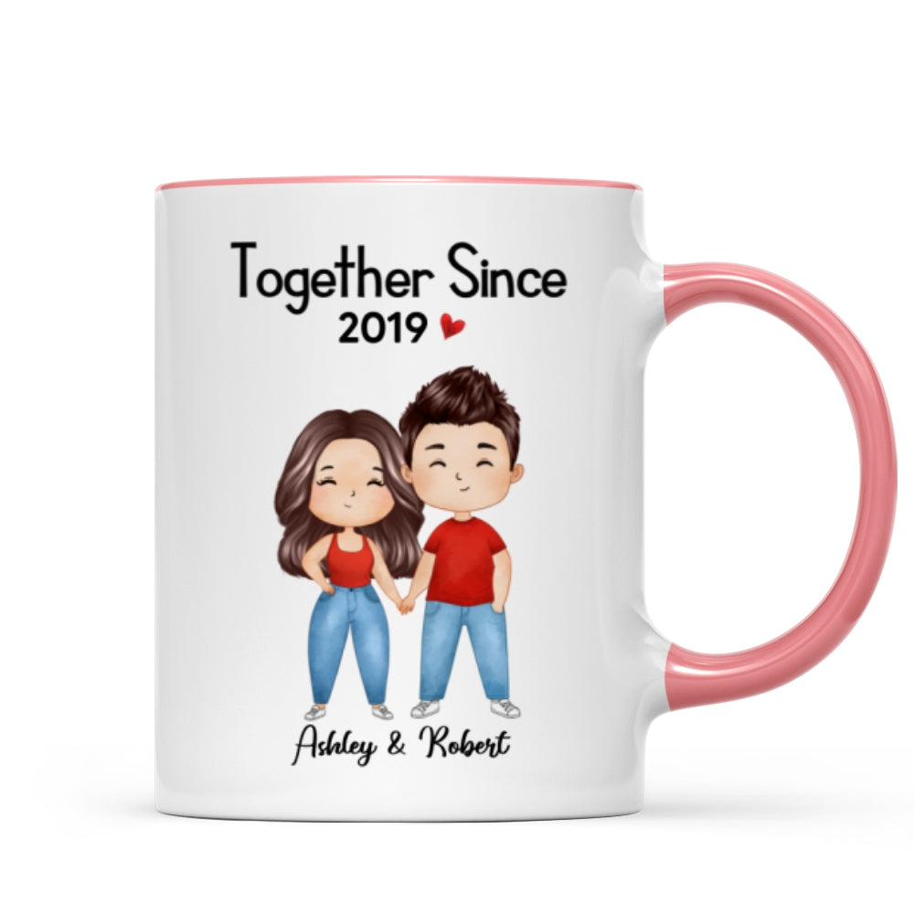 Watercolor Couple Gift For Him Gift For Her Personalized Mug