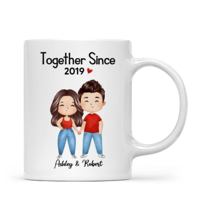 Watercolor Couple Gift For Him Gift For Her Personalized Mug