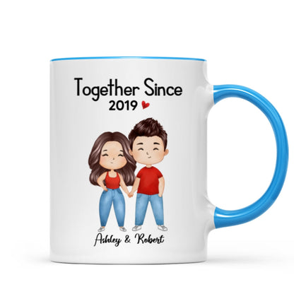 Watercolor Couple Gift For Him Gift For Her Personalized Mug