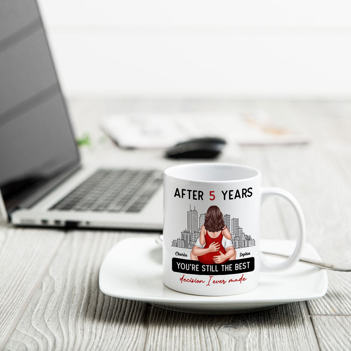Funny Anniversary Gift For Couple Personalized Mug