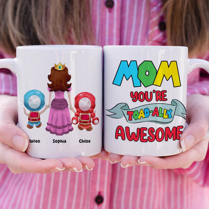 Personalized Gifts For Mom Coffee Mug Mom You're Toadally Awesome 06QHDT270124