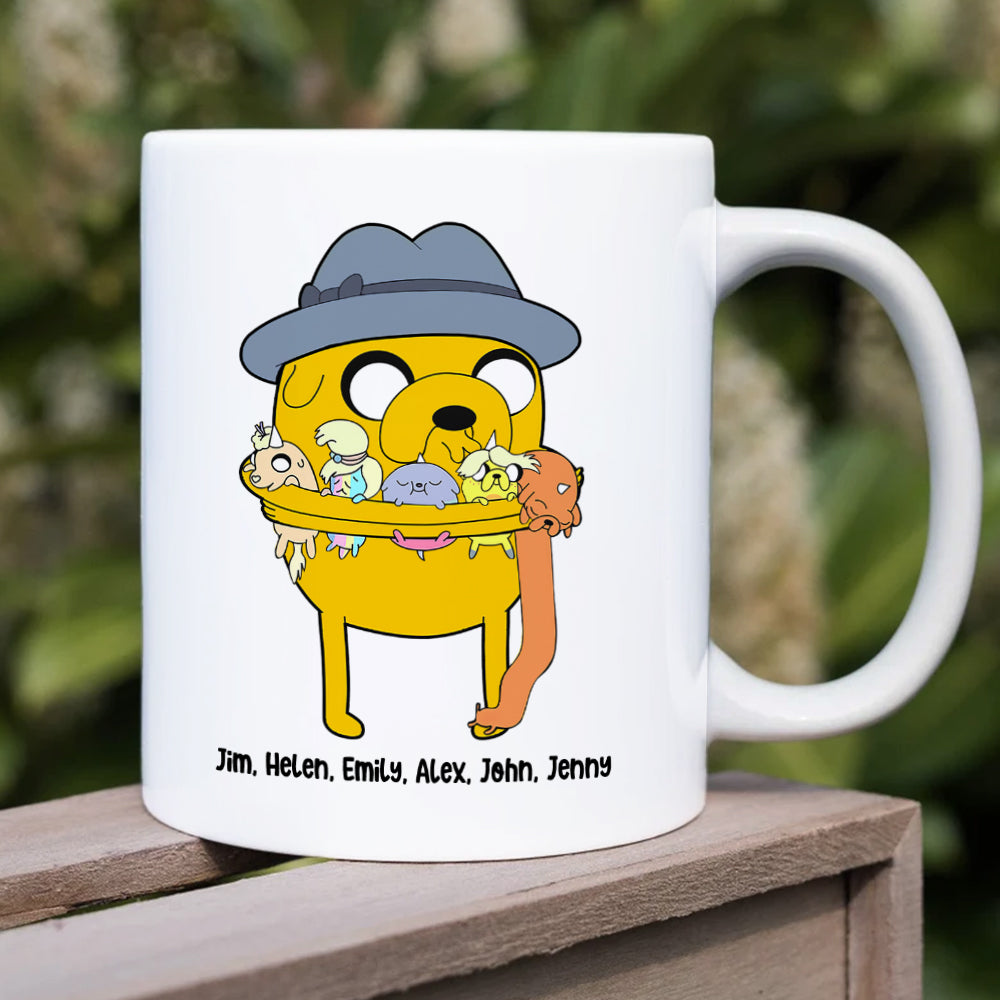 Dad Life, Gift For Dad, Personalized Mug, Dad And Kid Mug, Father's Day Gift 05DNHN050523