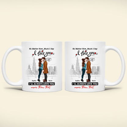 Personalized Gifts For Couple Coffee Mug I Say I Love You