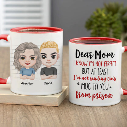 Dear Mom, Gift For Mom, Personalized Mug, Mom And Kid Mug, Mother's Day Gift