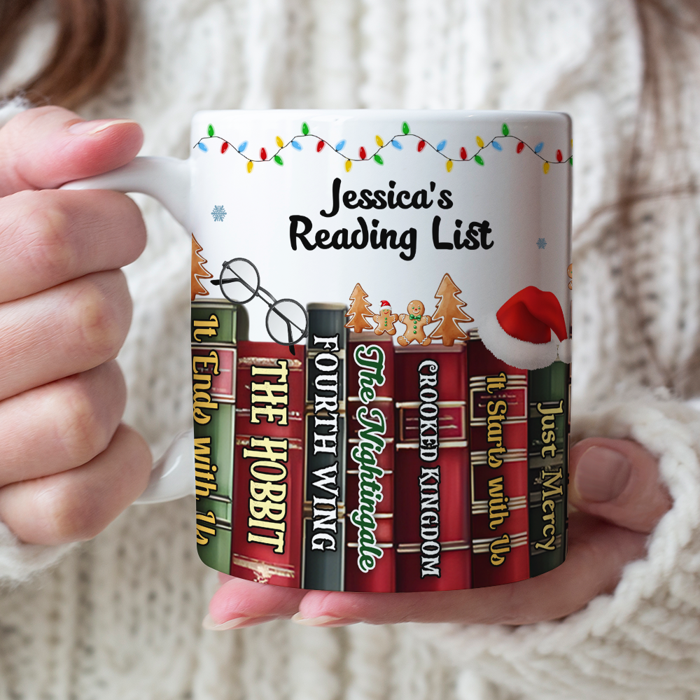 Personalized Gifts For Book Lover Christmas Coffee Mug 03HUPU221124