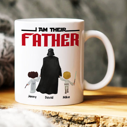I Am Their Father 03HUHN090623 Personalized Family Coffee Mug Gift