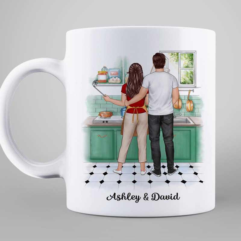 Can't Live Without You Couple Gift For Her Personalized Mug