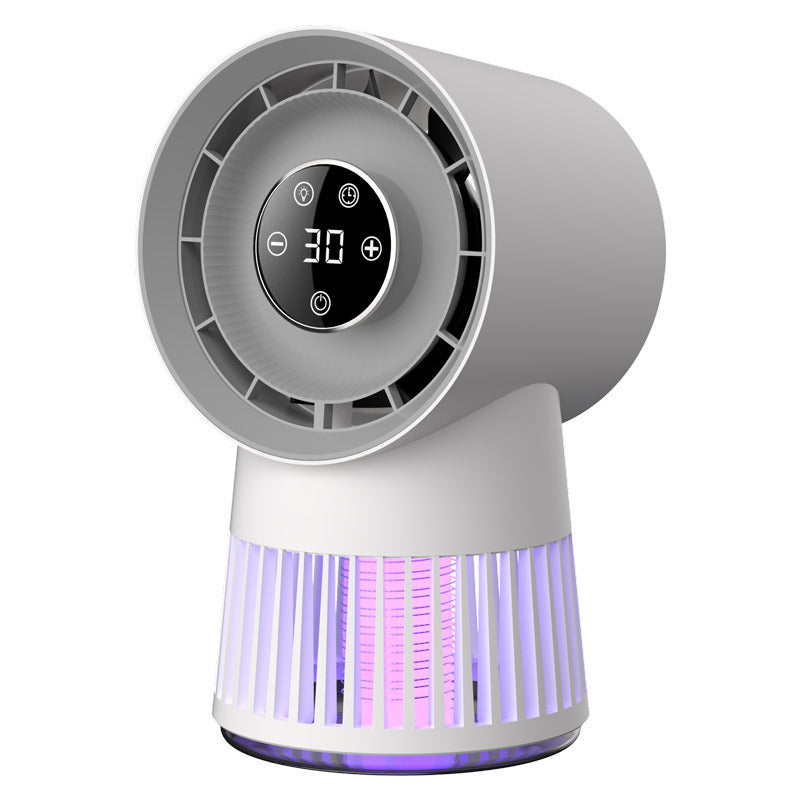 2-In-1 Electric Mosquito Killer Fan And Night Lamp Usb Rechargeable