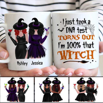 Took DNA Test I'm That Witch Halloween Personalized Mug