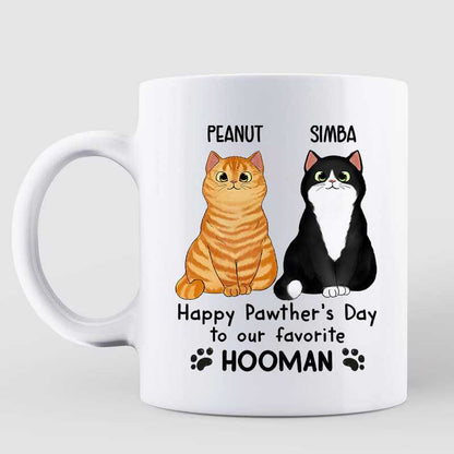Happy Pawther's Day To Favorite Hooman Personalized Mug