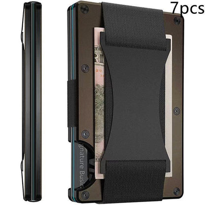 Carbon Fiber Wallet - Rfid Blocking Metal Card Holder