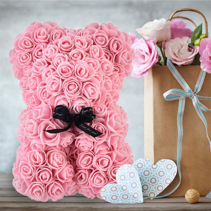 Valentine Foam Forever Rose Teddy Bear