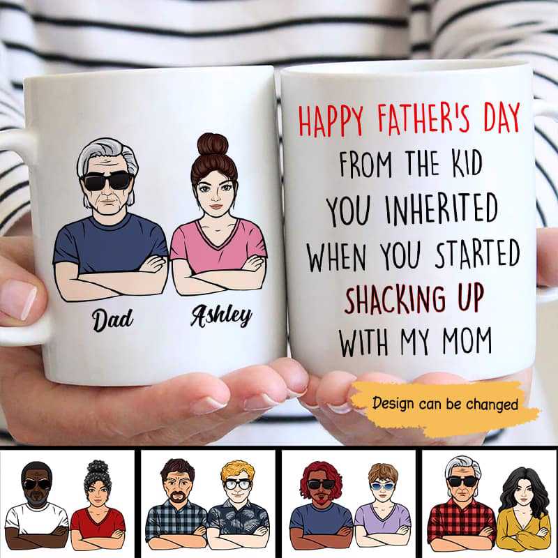 Happy Father's Day Step Dad Funny Personalized Mug