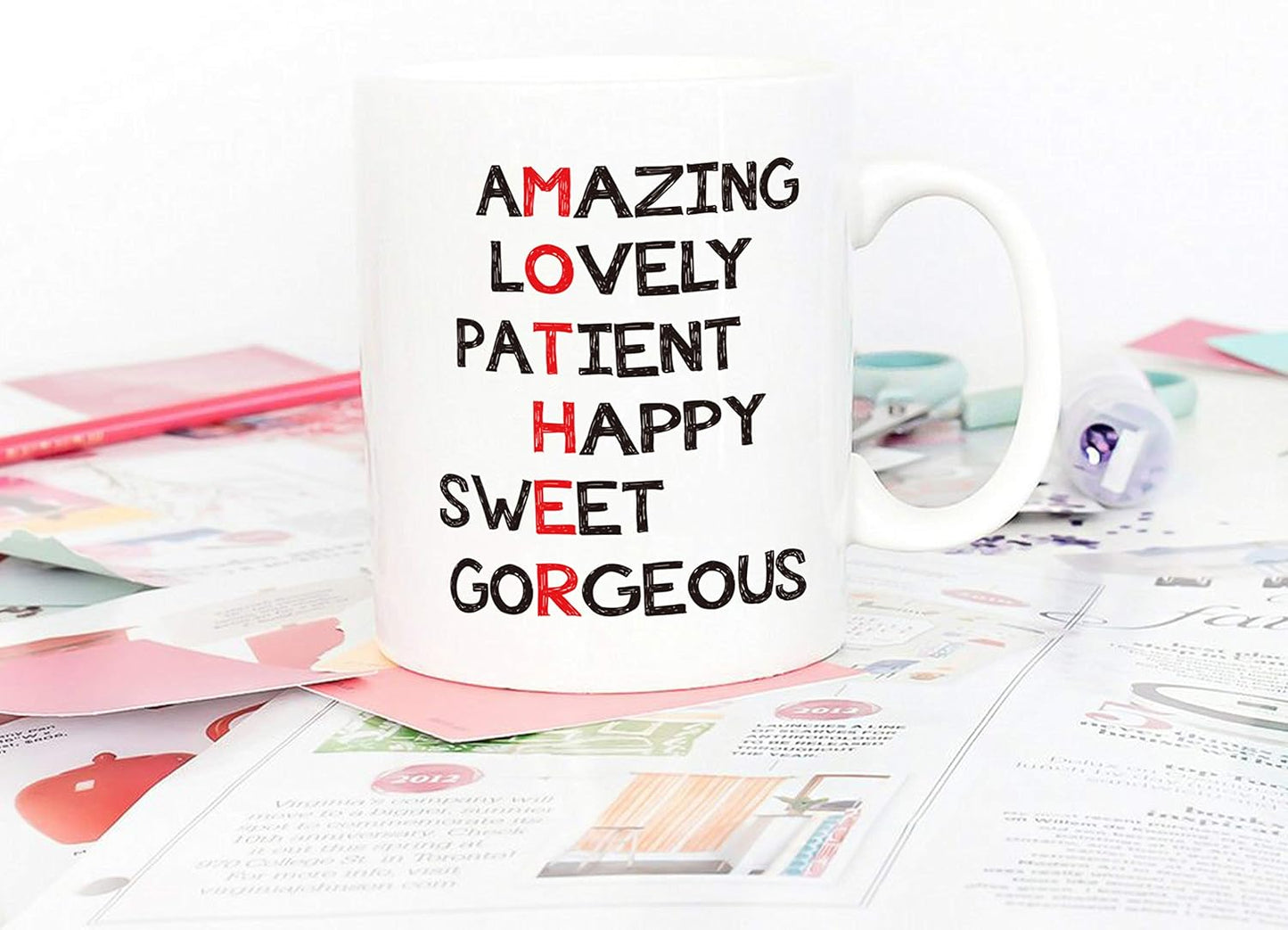Mother Definition Coffee Mug Funny Gift for Mom from Daughter Son Kids