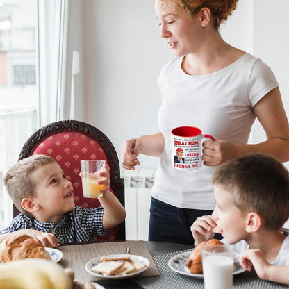 Best Mom Ever Coffee Mug Gift for Mom Wife from Daughter Son Kids Husband, Birthday Mother's Day Christmas Gift