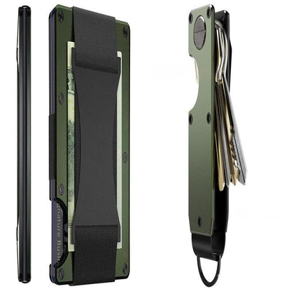 Carbon Fiber Wallet - Rfid Blocking Metal Card Holder