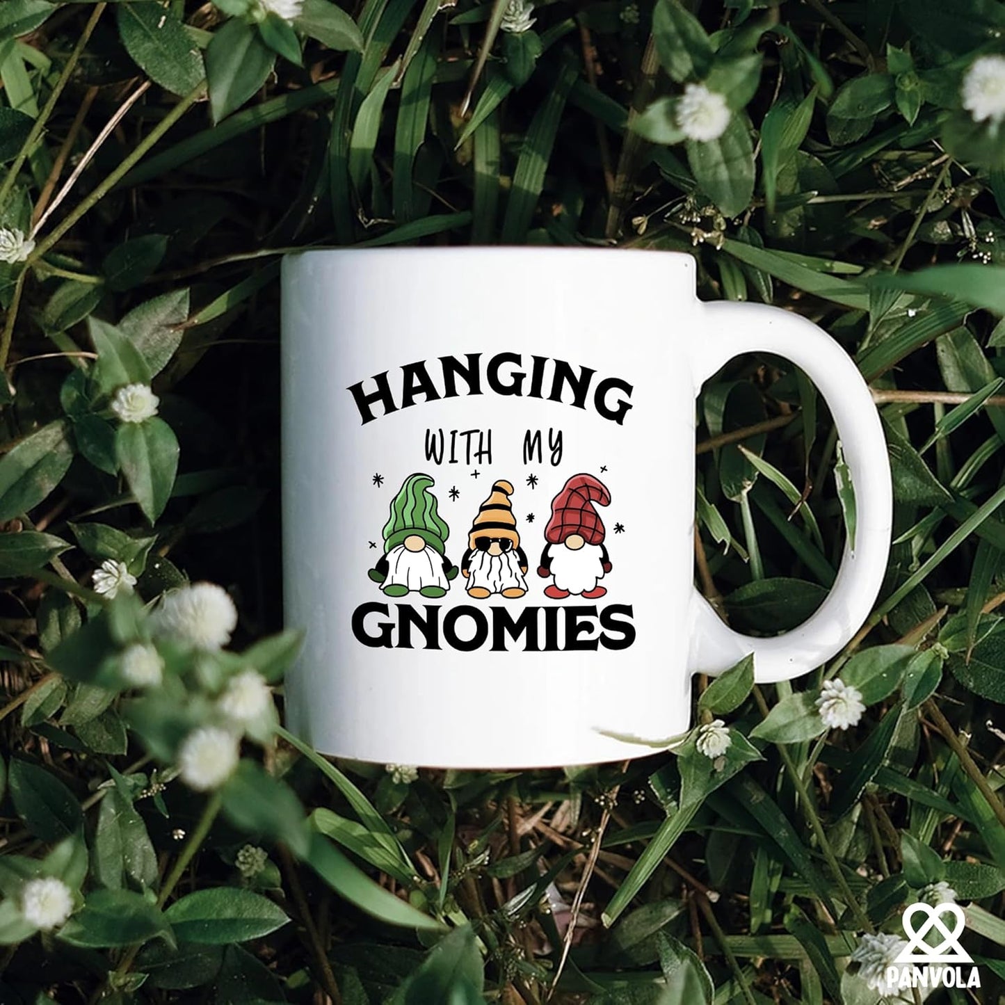 Hanging With My Gnomies Coffee Mug Funny Gardening Gift for Gardener Mom Dad