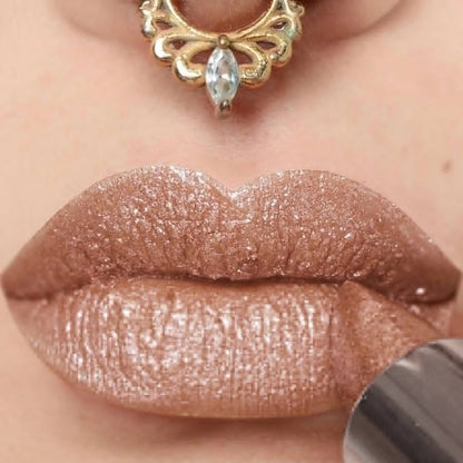 Kafurux Lipstick - Metallic Finish Long-Lasting Lip Color