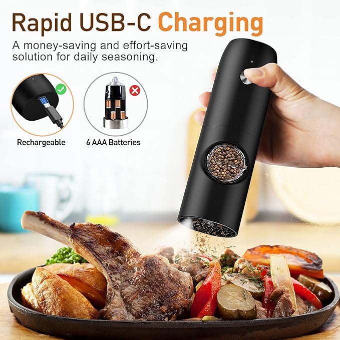 Electric Automatic Salt And Pepper Grinder