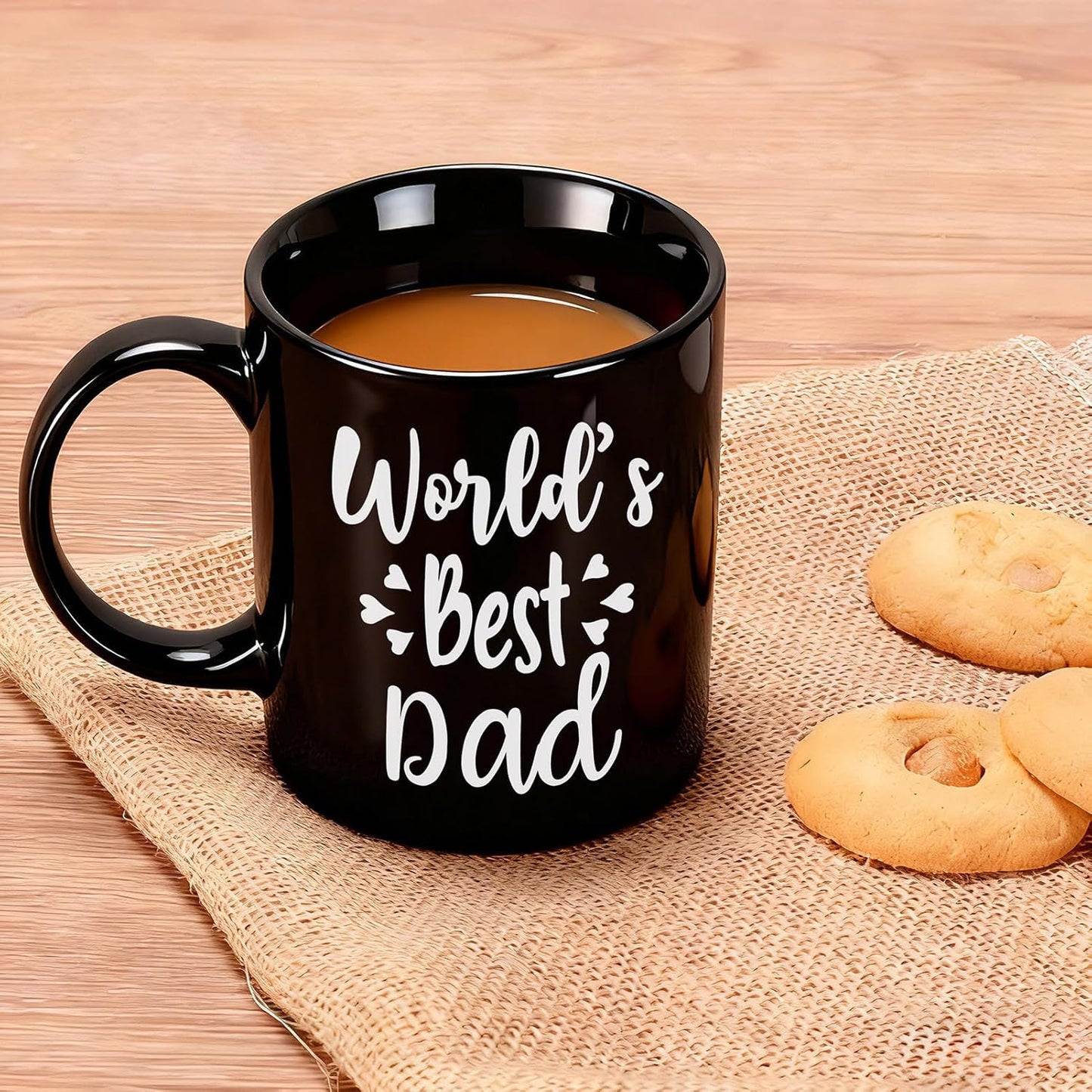 World's Best Mom And Dad Coffee Mug Set, Gift for Parents from Daughter Son Kids Anniversary Birthday Gift