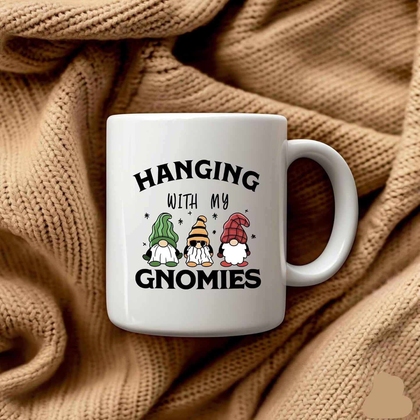 Hanging With My Gnomies Coffee Mug Funny Gardening Gift for Gardener Mom Dad