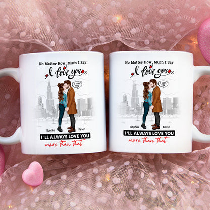 Personalized Gifts For Couple Coffee Mug I Say I Love You