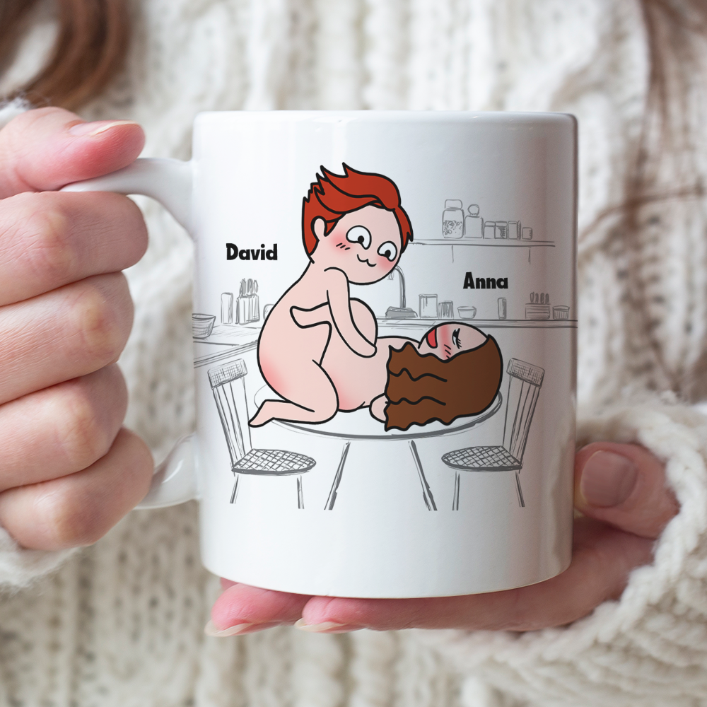 Couple Make Love, Personalized Couple Mug - Gift For Couple